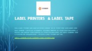 Label Printers & Label Tape