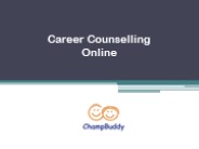 Career Counselling Online - ChampBuddy