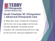 South Charlotte NC Chiropractor | Advanced Chiropractic Care