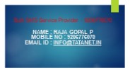 Bulk SMS Service Provider - 9206776070
