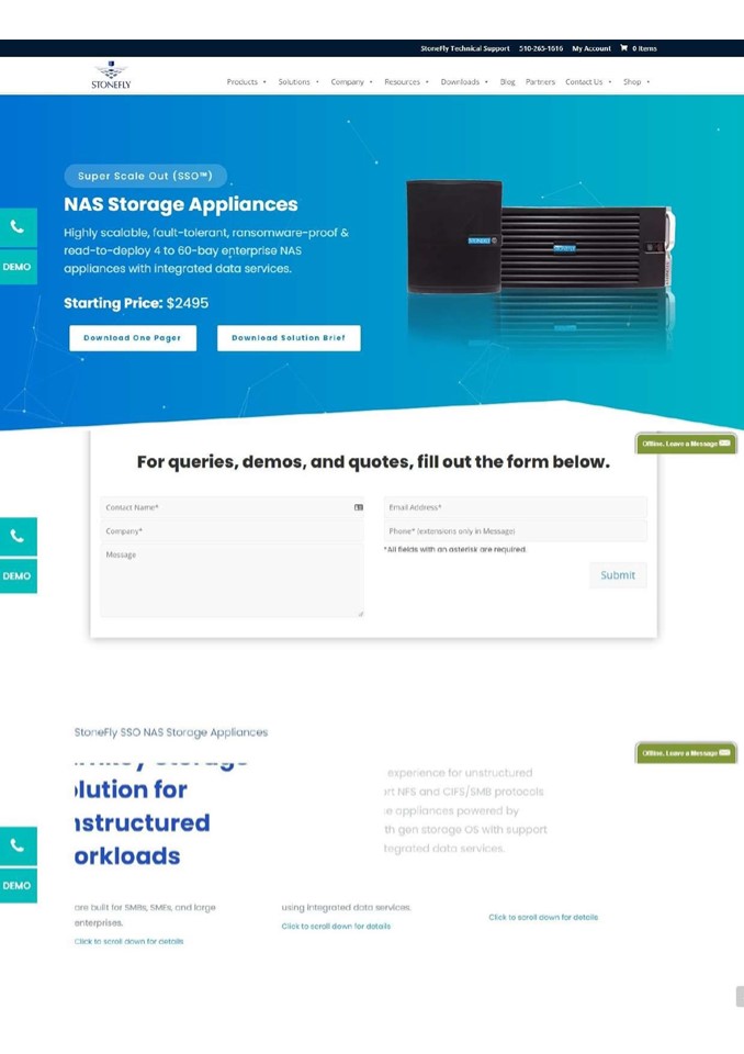 Scale Out with NAS Storage