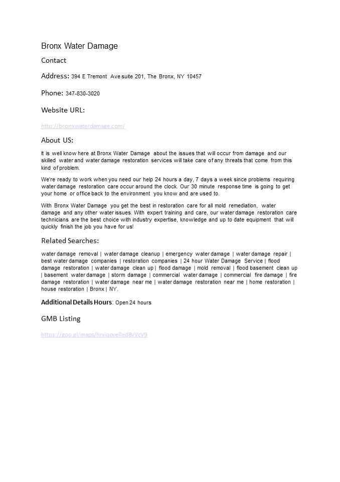 Bronx Water Damage (1)