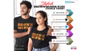 Brown Munde Kudi Couple T Shirt – Punjabi Adda