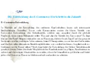 Die Entwicklung des E-Commerce: Ein Schritt in die Zukunft