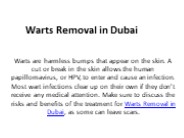 Warts Removal in Dubai