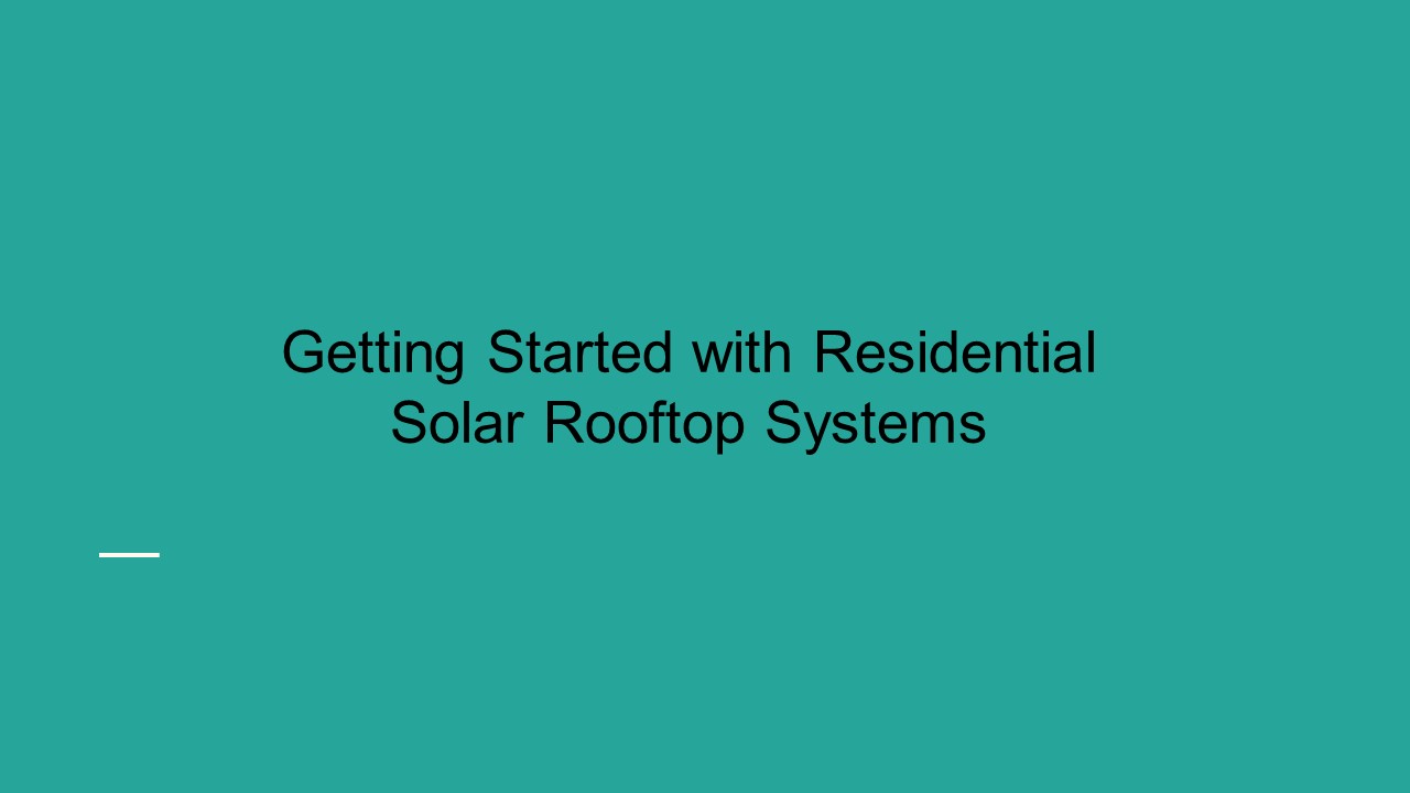 Getting Started with Residential Solar Rooftop Systems - Mahindra Solarize