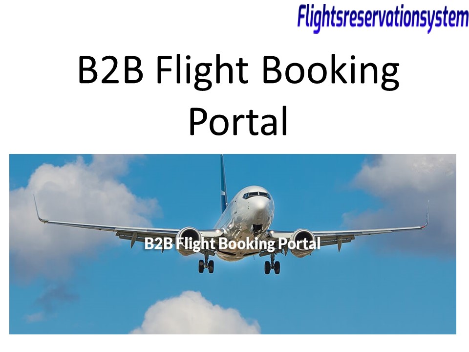 B2B Flight Booking Portal