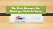 Yacht Rental Dubai