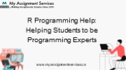 R Programming Help: Helping Students to be Programming Experts