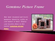 Gemstone Picture Frame