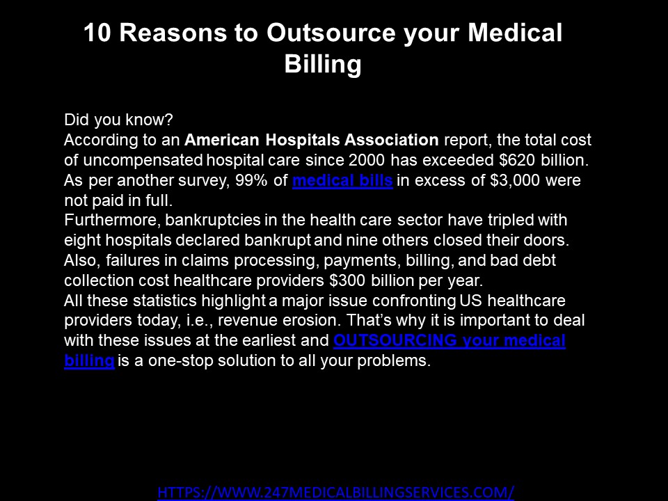 10 Reasons To Outsource Your Medical Billing