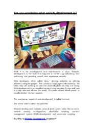 Are you wondering what website development is?