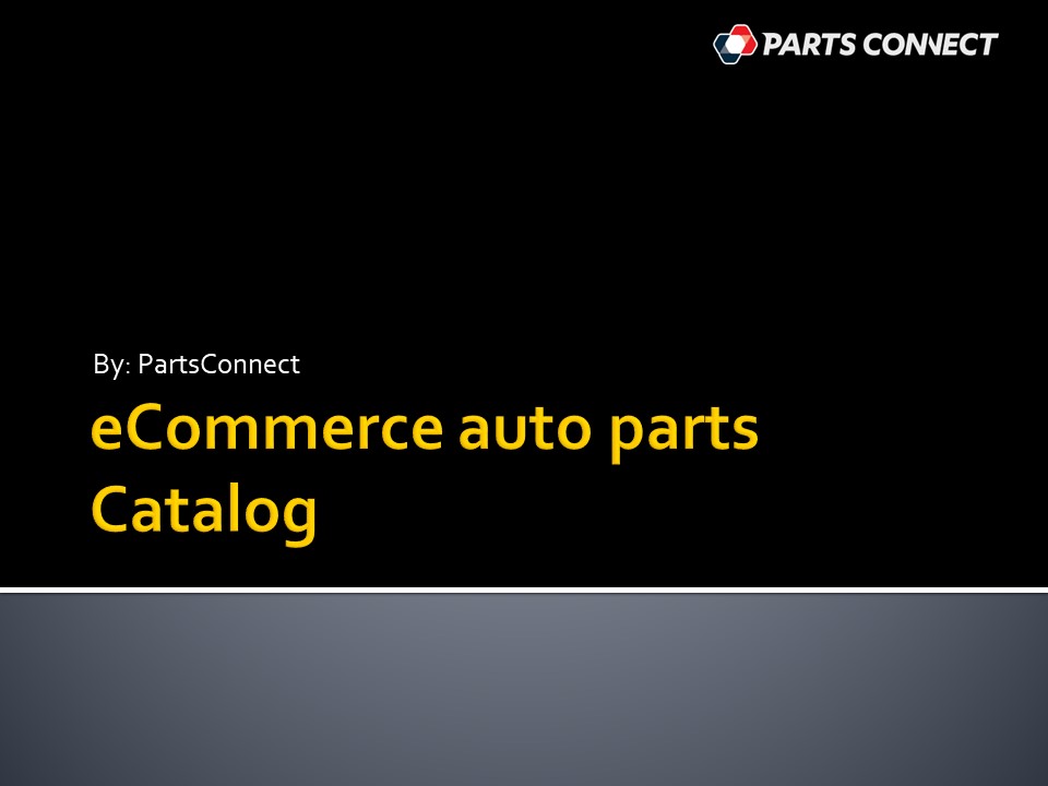eCommerce Car parts catalog - Partsconnect
