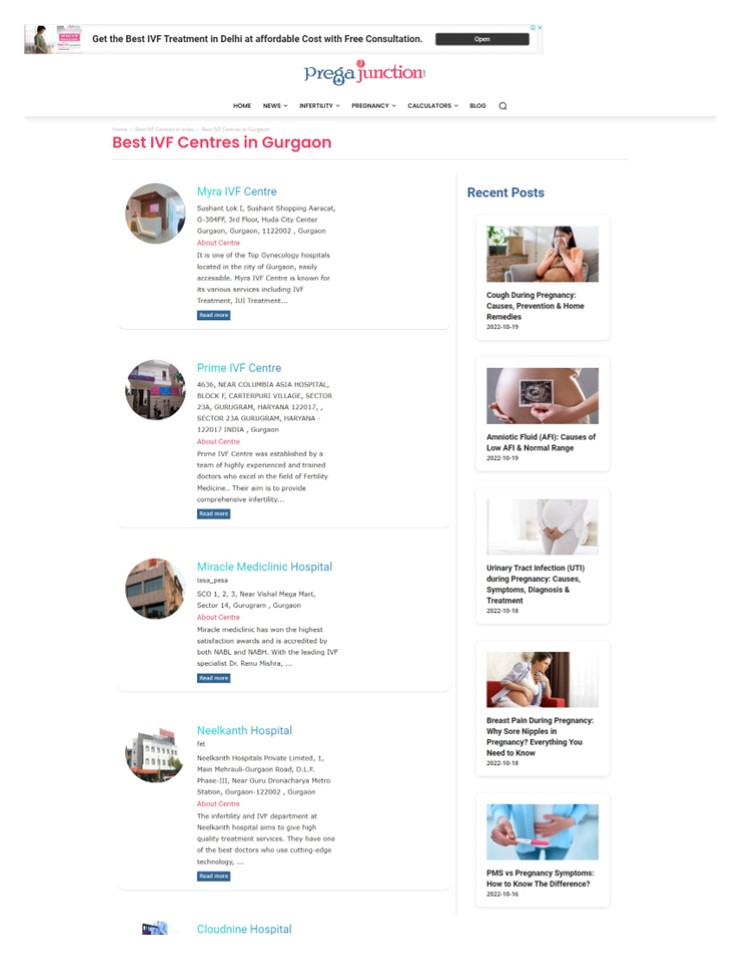 Better IVF Centres in Gurgaon