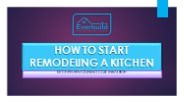 How To Start Remodeling A Kitchen  In Raleigh