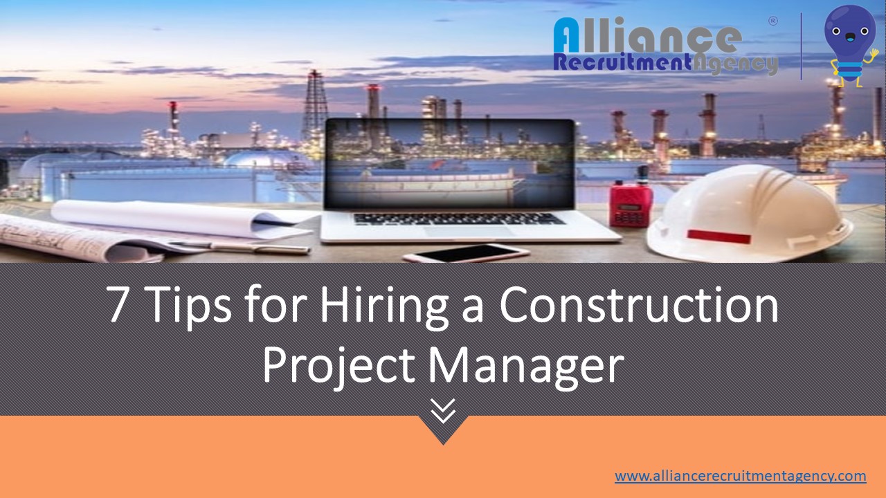 Project Manager Civil Recruitment - Alliance Recruitment Agency