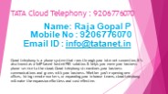 TaTa Cloud Telephony - Call @ 9206776070