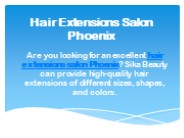Hair Extensions Salon Phoenix