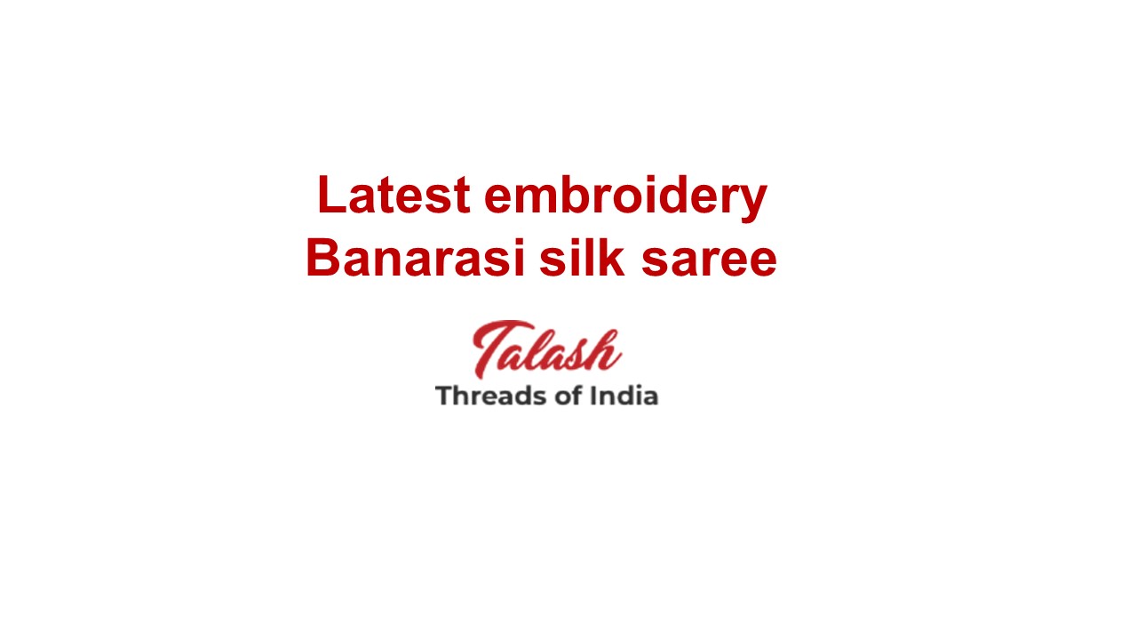 Embroidered Banarasi Silk Sarees