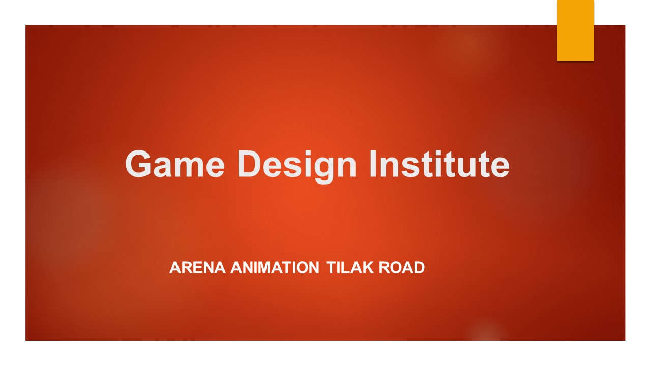 Game Design Institute - Arena Animation Tilak Road