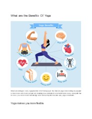 Benefits Of Yoga