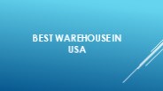 best warehouse in USA