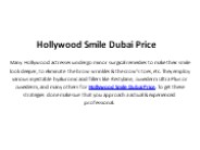 Hollywood Smile Dubai Price