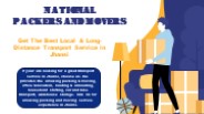 National Packers and Movers in Jhansi