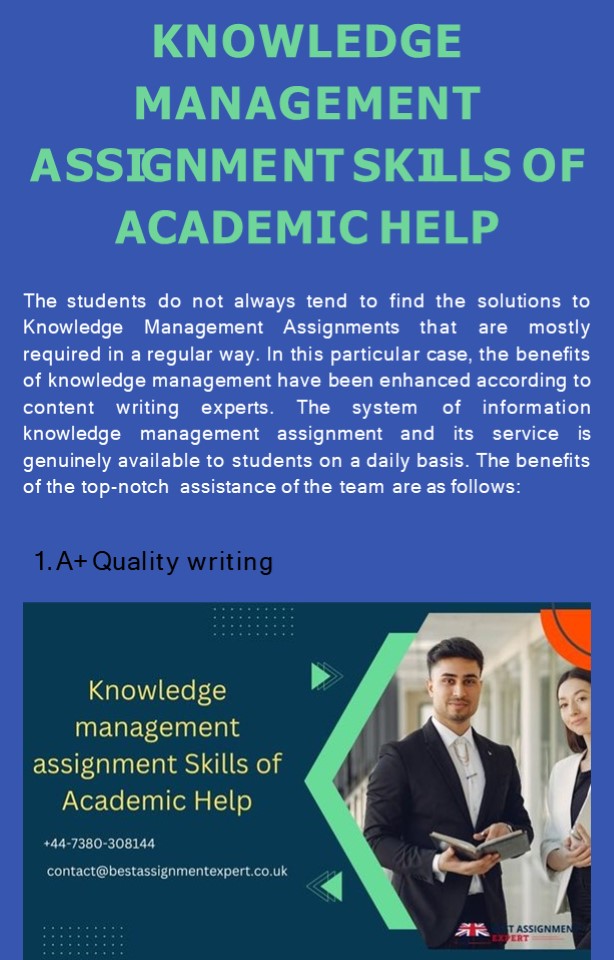 Knowledge management assignment Skills of Academic Help