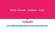 Griha Pravesh Invitation Card