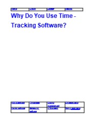 Why Do You Use Time Tracking Software