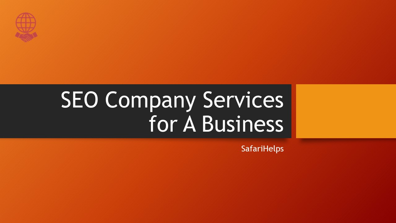 SEO Company Services for A Business