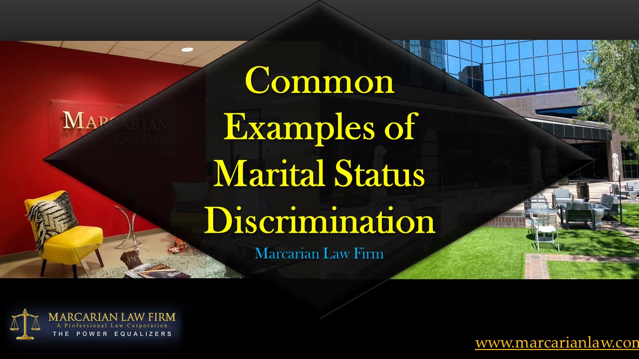 PPT Common Examples of Marital Status Discrimination PowerPoint