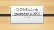 CMD368 Malaysia Sportsbooks In 2020