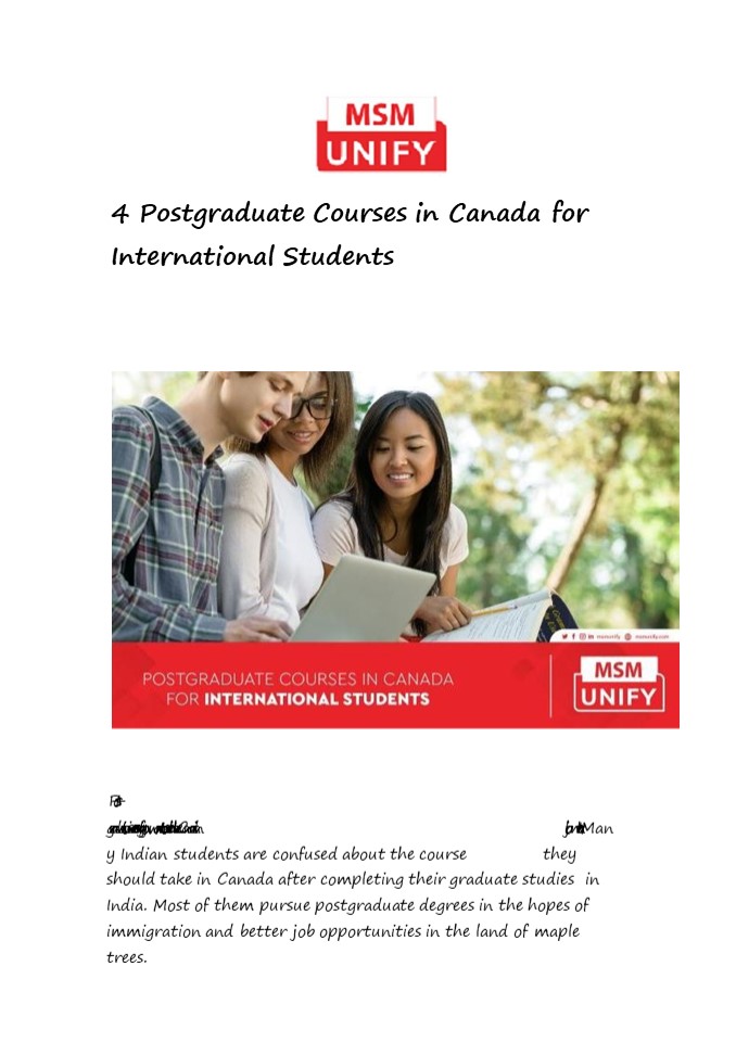Study in Canada
