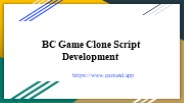 Launch Blockchain Crypto Casino Games Like BC.Game