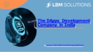 The DApps Development Company in India.