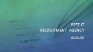 Staffing company with expertise in IT staffing.