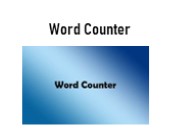 word counter tool