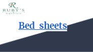 bed sheets