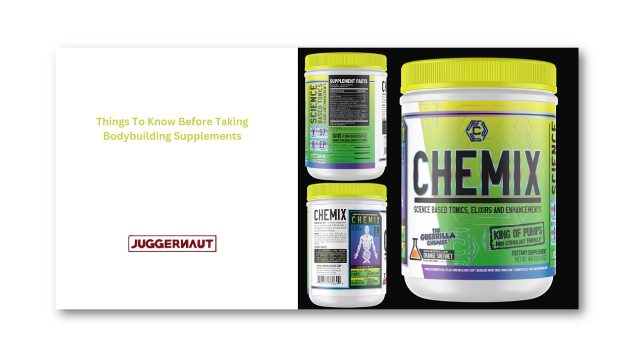 THINGS TO KNOW BEFORE TAKING BODYBUILDING SUPPLEMENTS