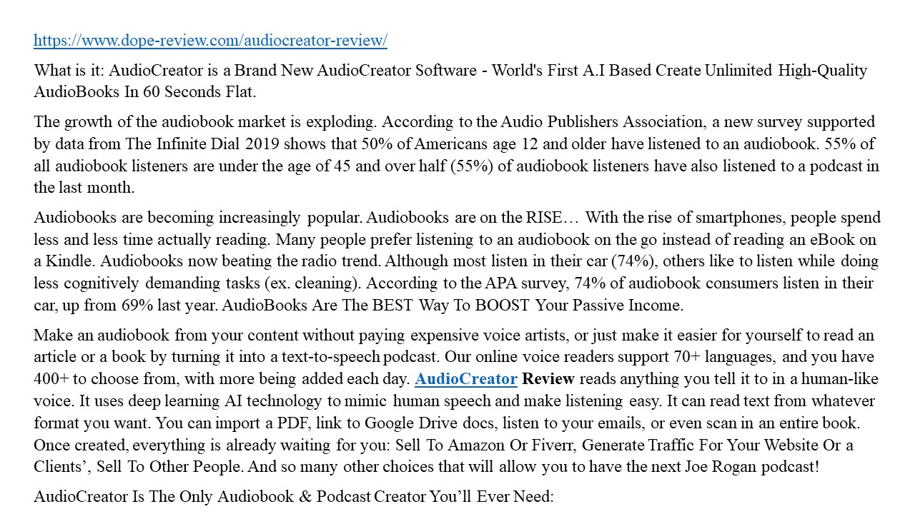 presentation player overlay