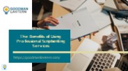 The Benefits of Using Professional Scriptwriting Services