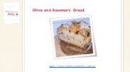 Olive and Rosemary Bread