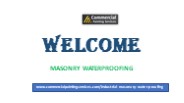 Industrial masonary water proofing
