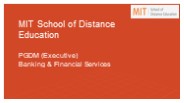PGDM (Executive) Banking & Financial Services