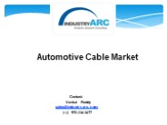 Automotive Cable Market