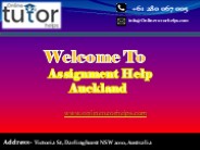 Assignment Help Auckland PPT