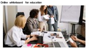 Online whiteboard for education