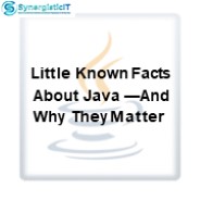 Little Known Facts About Java — And Why They Matter